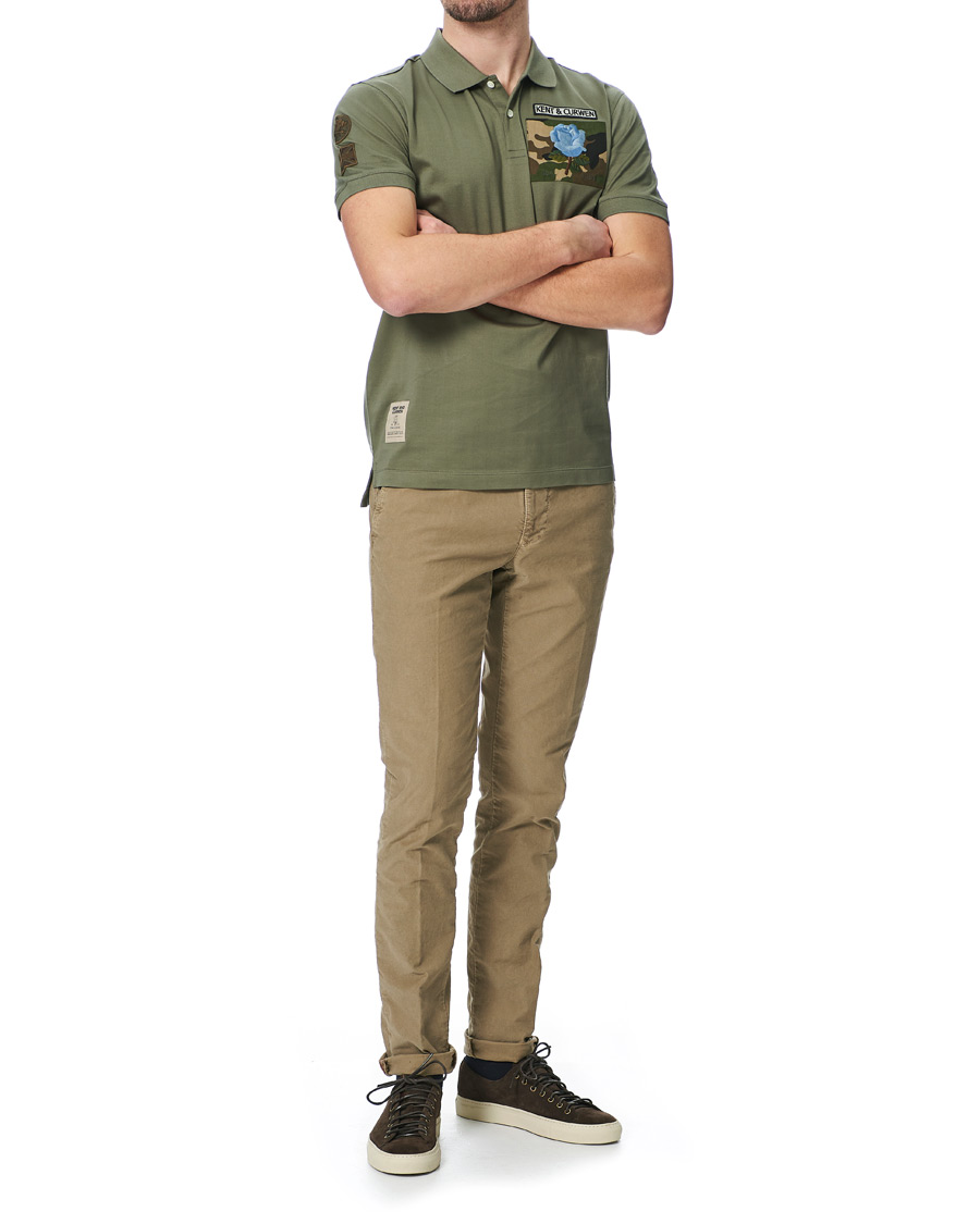 Homme | Polos | Kent & Curwen | Lowther Logo Polo Pingrove