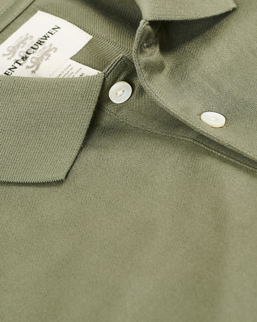 Homme | Polos | Kent & Curwen | Lowther Logo Polo Pingrove