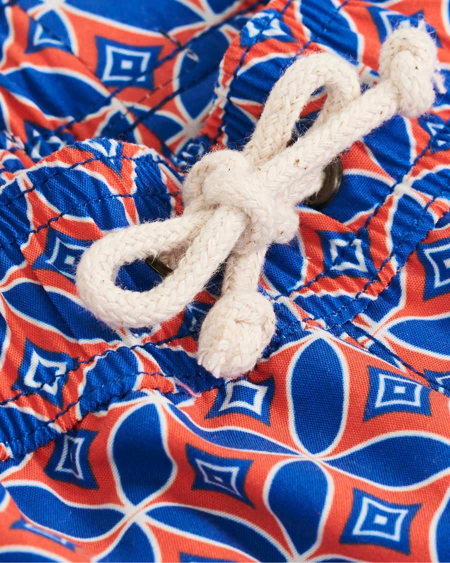 Homme | Maillots De Bain | Ripa Ripa | Levante Printed Swimshorts Red/Blue