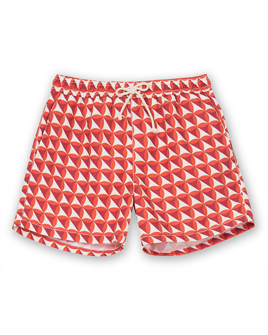 Homme | Maillots De Bain | Ripa Ripa | Vele Printed Swimshorts Red