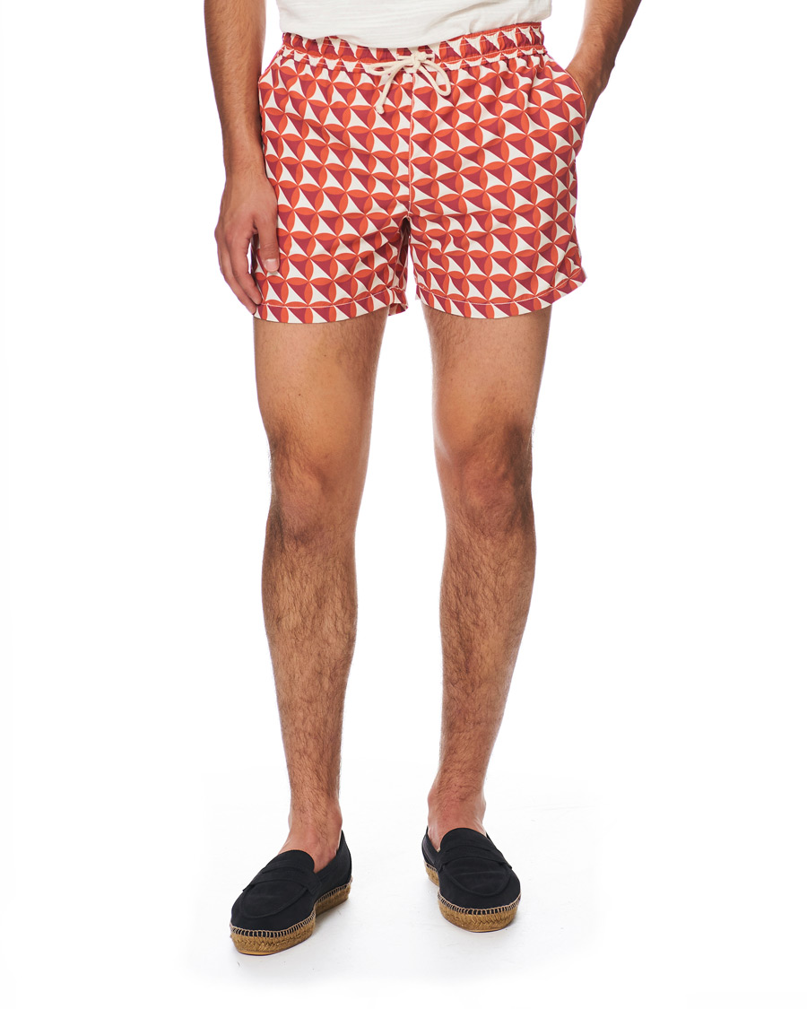 Homme | Maillots De Bain | Ripa Ripa | Vele Printed Swimshorts Red