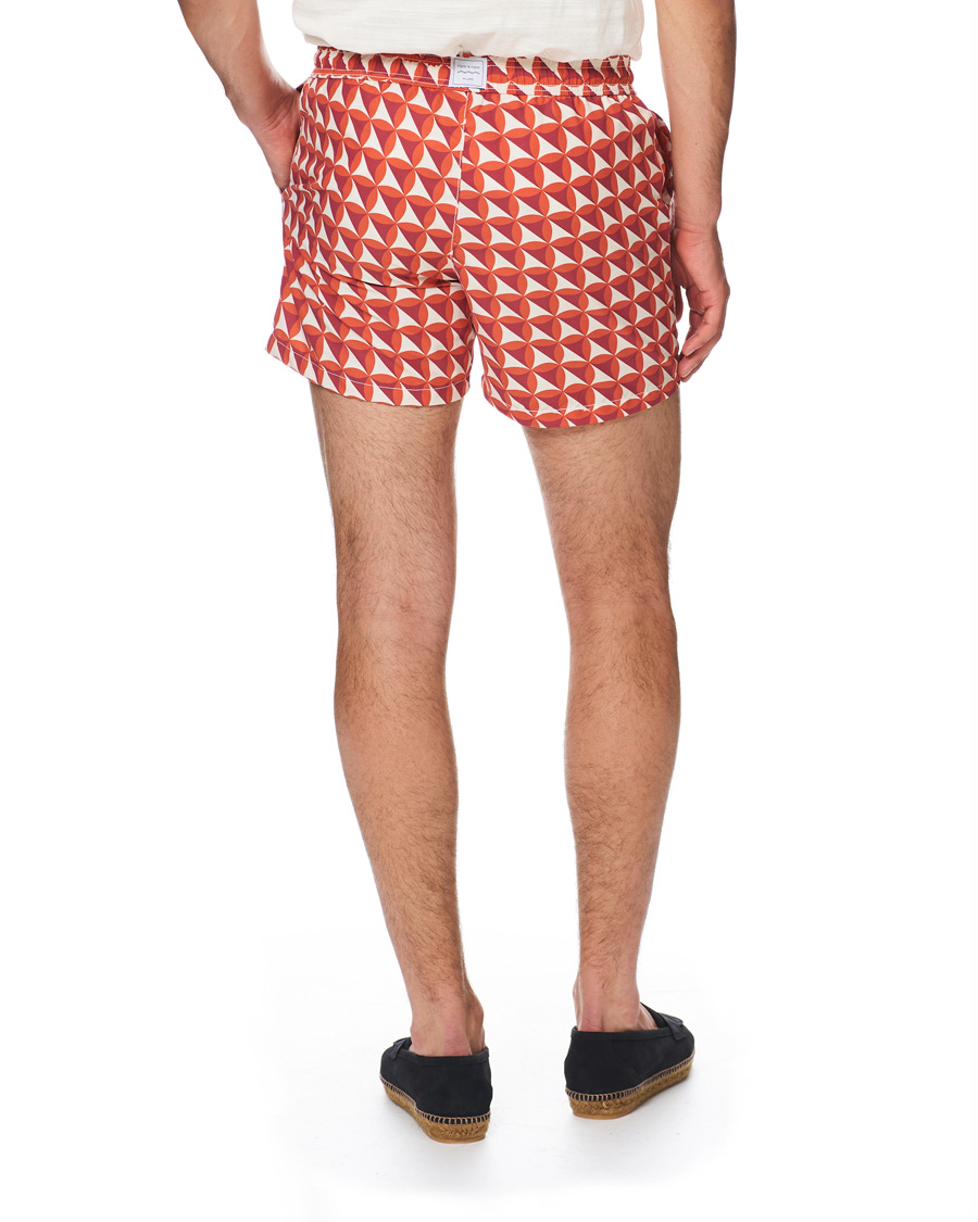 Homme | Maillots De Bain | Ripa Ripa | Vele Printed Swimshorts Red