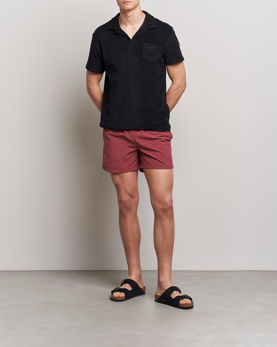 Homme | Maillots De Bain | Ripa Ripa | Plain Swimshorts Soft Red