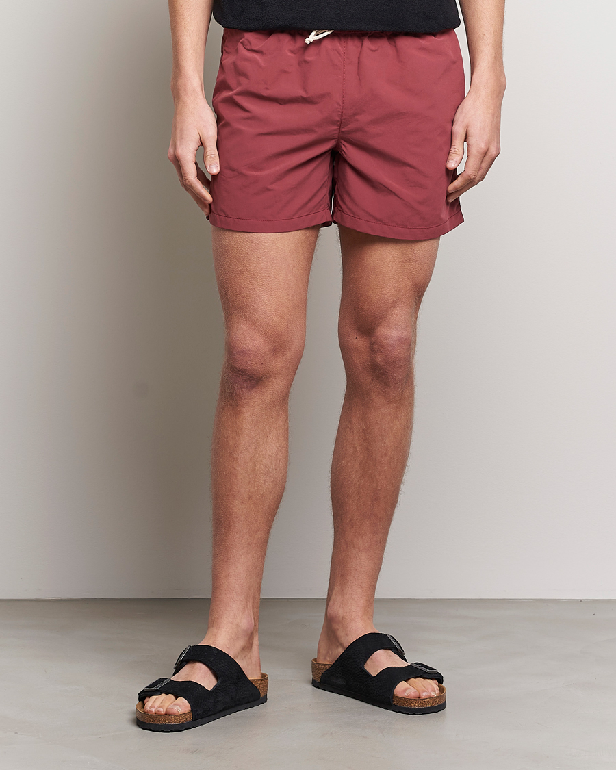 Homme | Maillots De Bain | Ripa Ripa | Plain Swimshorts Soft Red