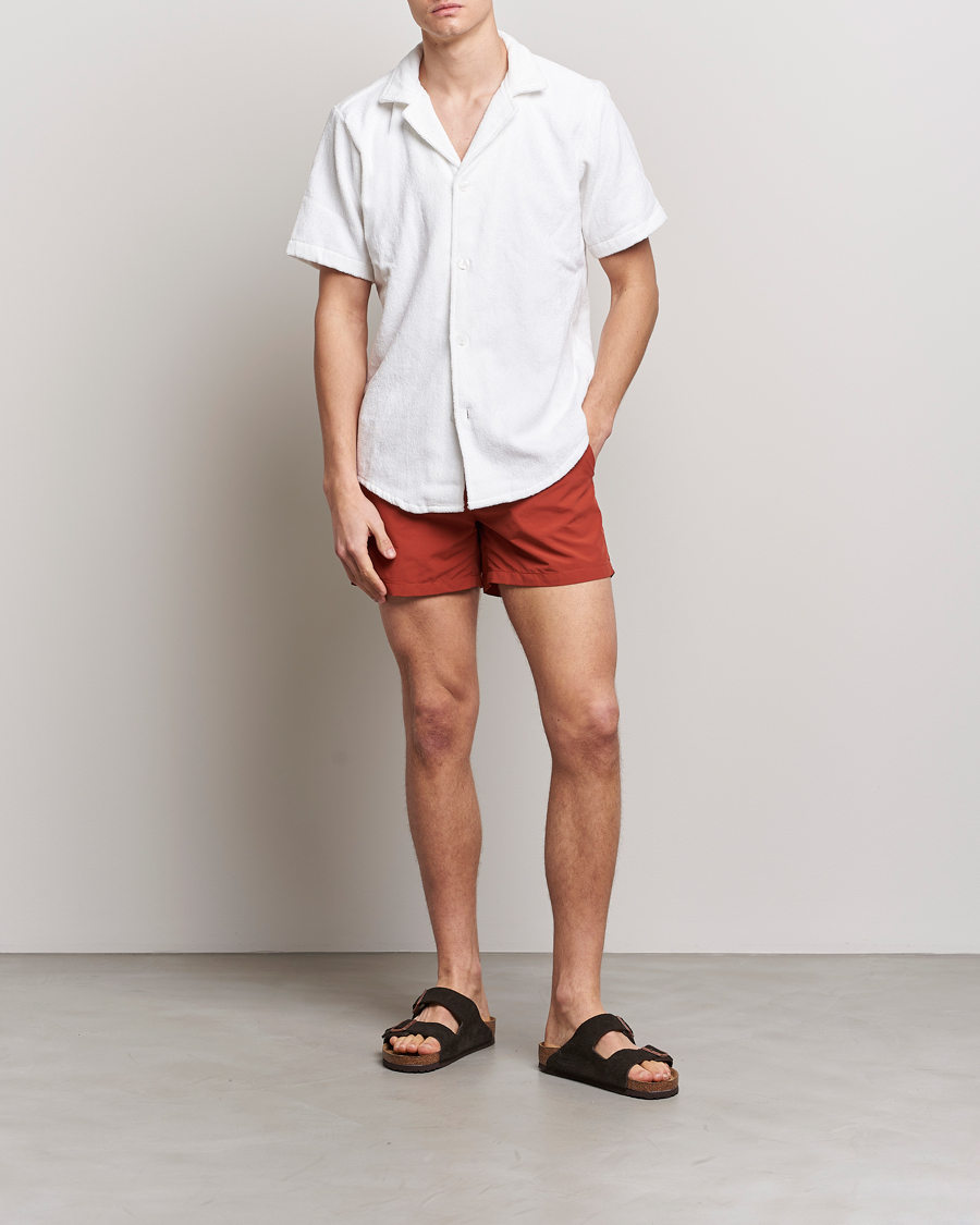 Homme | Ripa Ripa Plain Swimshorts Orange | Ripa Ripa | Plain Swimshorts Orange