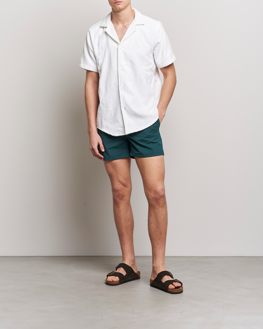 Homme | Ripa Ripa Plain Swimshorts Green | Ripa Ripa | Plain Swimshorts Green