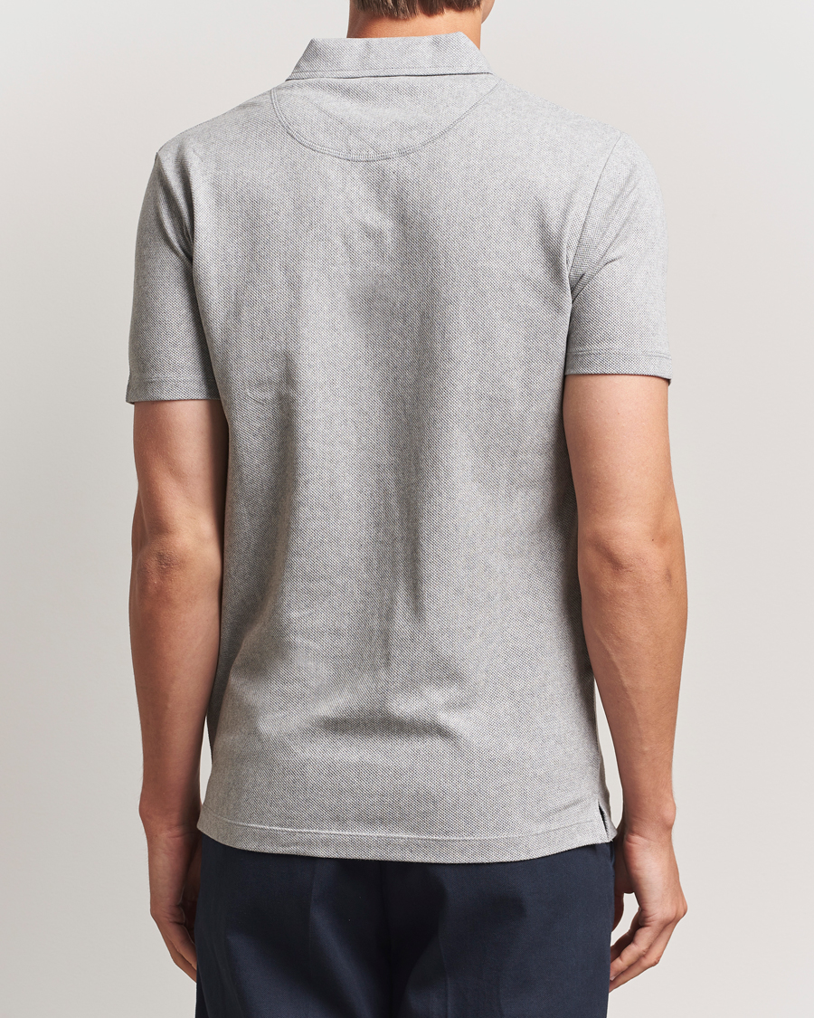 Homme | Polos | Sunspel | Riviera Polo Shirt Grey Melange