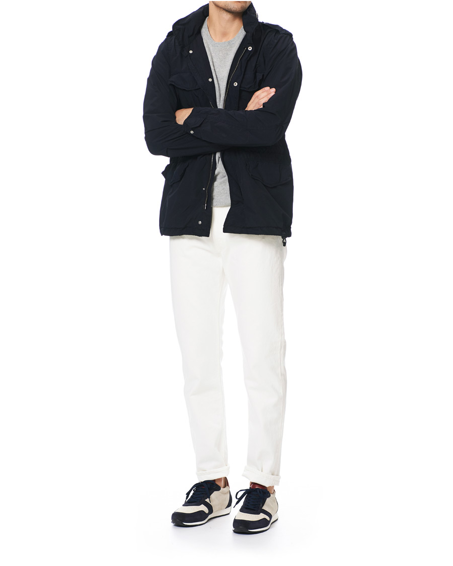 Homme | Zespà ZSP6 Suede Runner Sneakers Off White/Cerise | Zespà | ZSP6 Suede Runner Sneakers Off White/Cerise