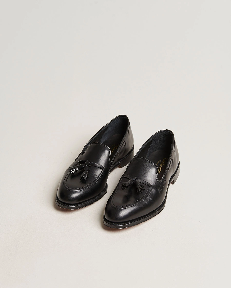 Homme | Loafers | Loake 1880 | Russell Tassel Loafer Black Calf