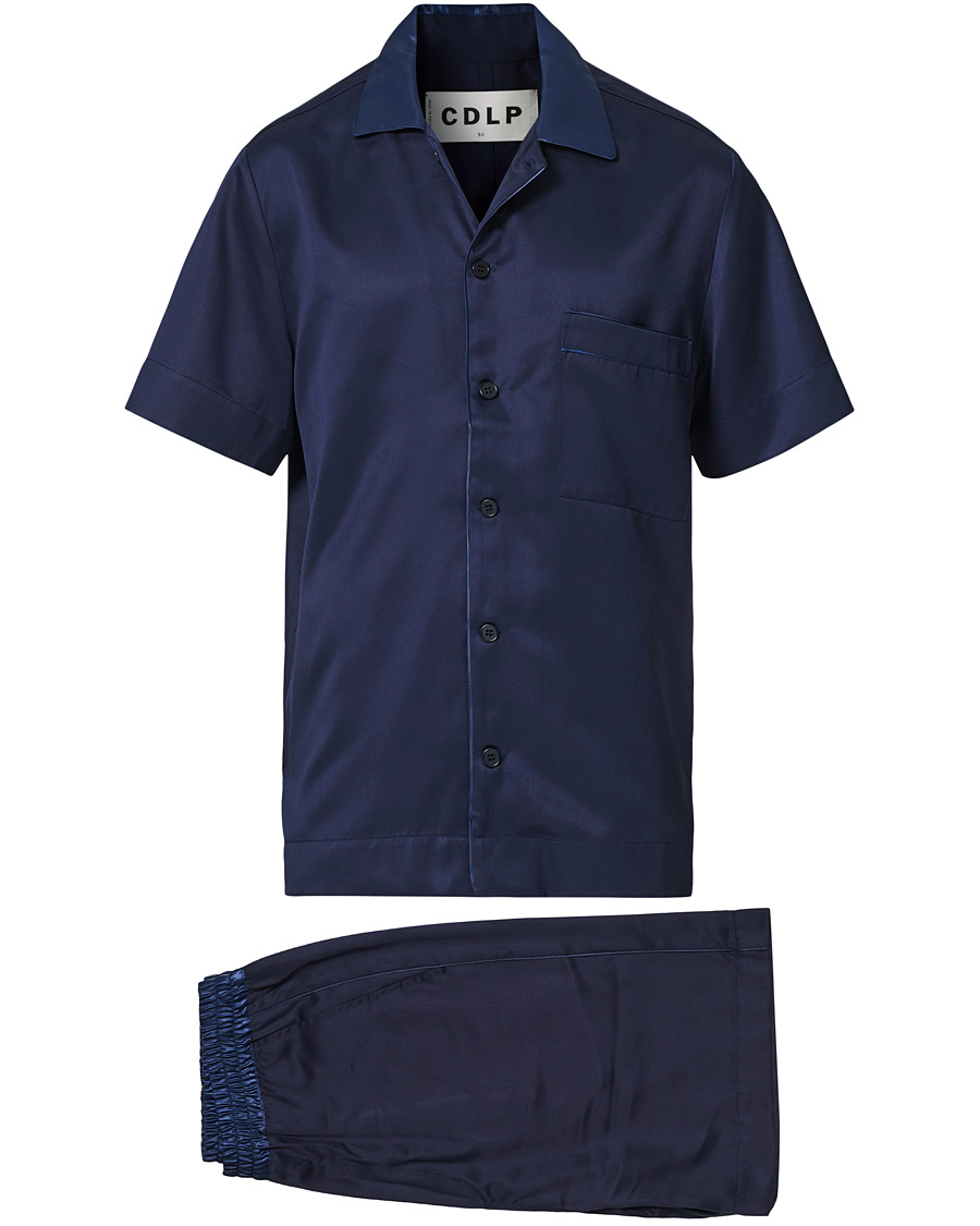 Homme | Peignoirs Et Pyjamas | CDLP | Home Suit Short Sleeve Navy Blue