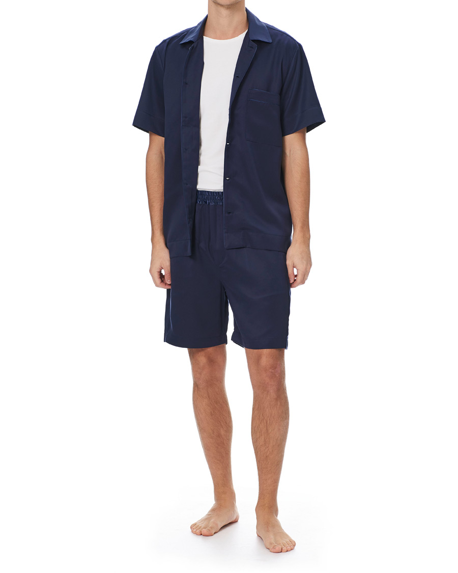 Homme | Peignoirs Et Pyjamas | CDLP | Home Suit Short Sleeve Navy Blue