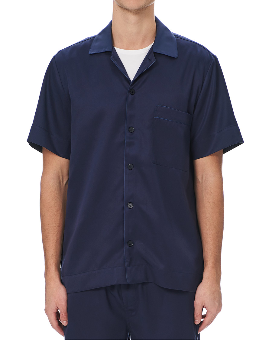 Homme | Peignoirs Et Pyjamas | CDLP | Home Suit Short Sleeve Navy Blue