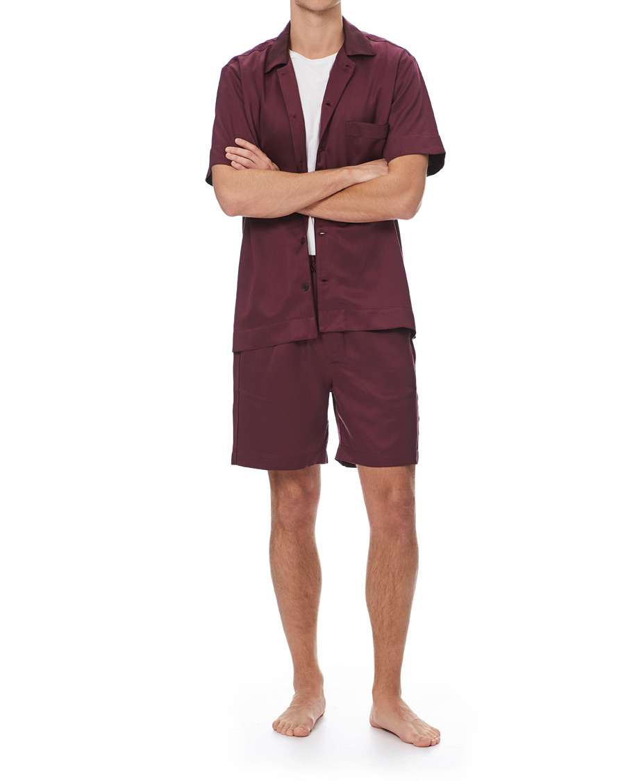 Homme | Peignoirs Et Pyjamas | CDLP | Home Suit Short Sleeve Burgundy