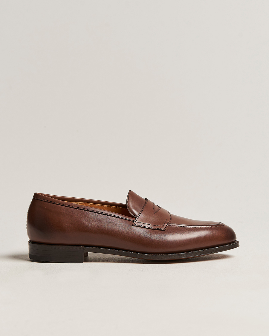 Homme | Loafers | Edward Green | Piccadilly Penny Loafer Dark Oak Antique