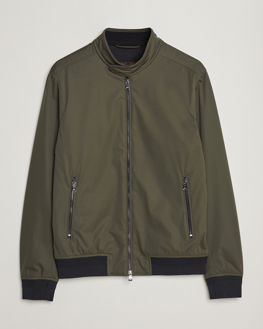 Homme | Manteaux Et Vestes | Oscar Jacobson | Harris Harrington Nylon Jacket Green