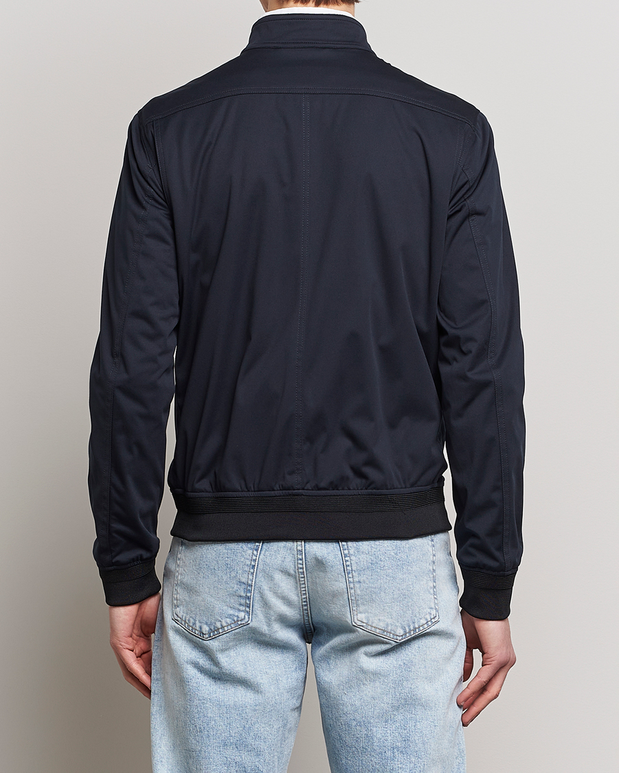 Homme | Manteaux Et Vestes | Oscar Jacobson | Harris Harrington Nylon Jacket Navy
