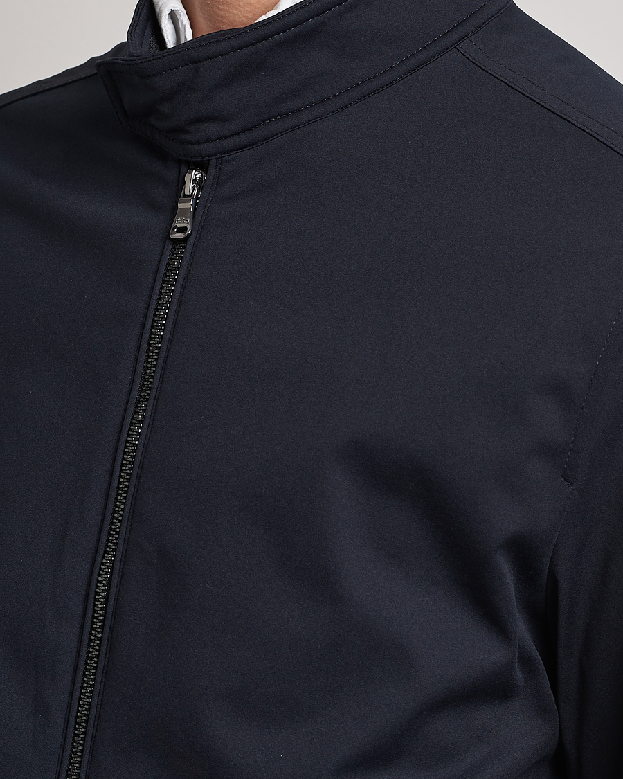 Homme | Manteaux Et Vestes | Oscar Jacobson | Harris Harrington Nylon Jacket Navy