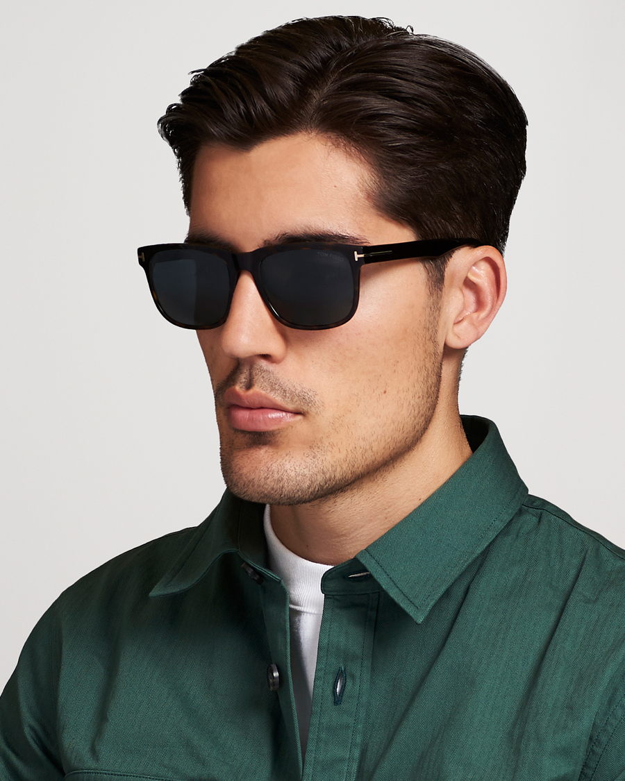 Homme | Lunettes De Soleil | Tom Ford | Stephenson FT0775 Sunglasses Havana/Smoke