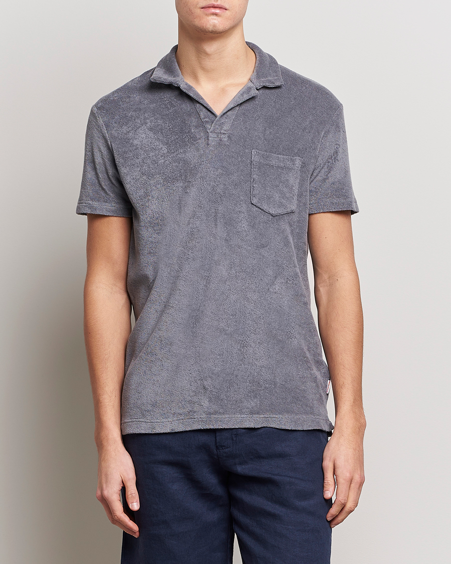 Homme | Polos | Orlebar Brown | Terry Polo Granite
