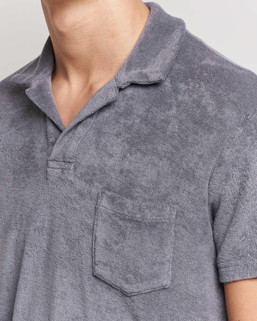 Homme | Polos | Orlebar Brown | Terry Polo Granite