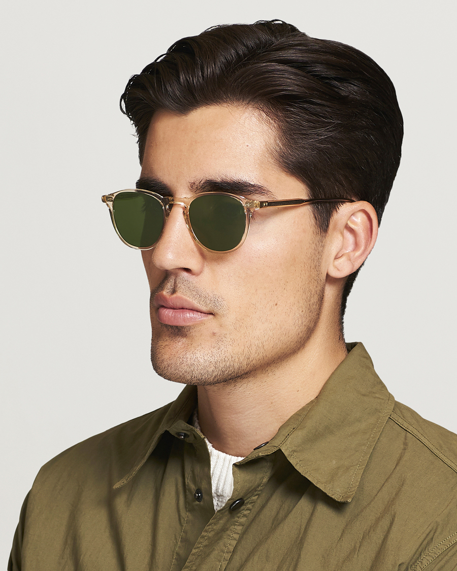Homme | Accessoires | Garrett Leight | Hampton 46 Sunglasses Pure Green