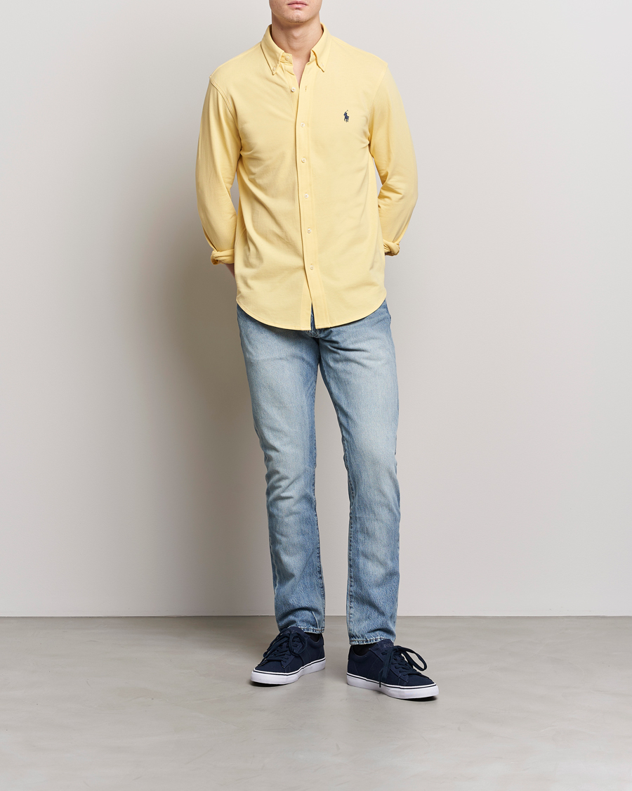 Homme | Chemises | Polo Ralph Lauren | Featherweight Mesh Shirt Corn Yellow