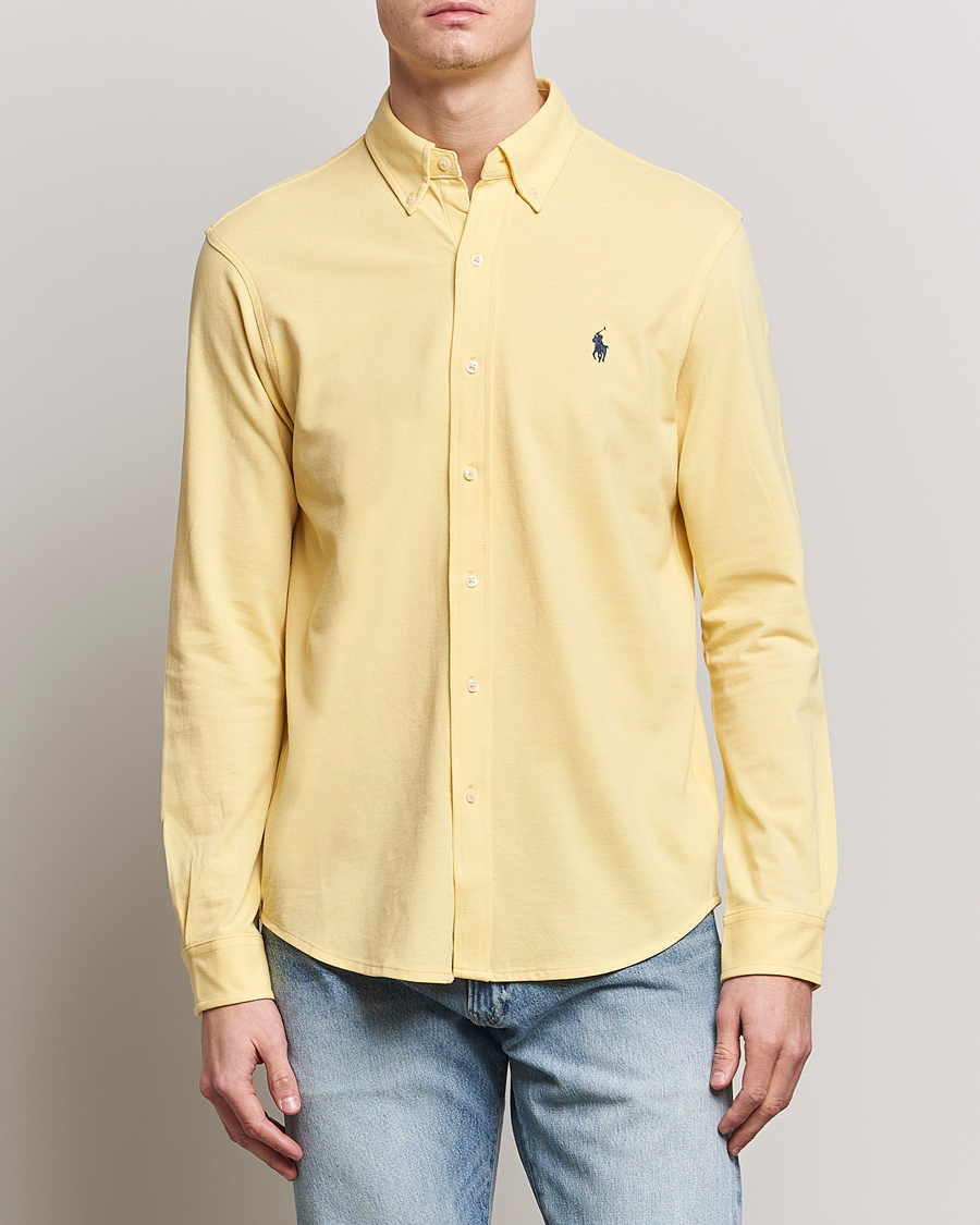 Homme | Chemises | Polo Ralph Lauren | Featherweight Mesh Shirt Corn Yellow