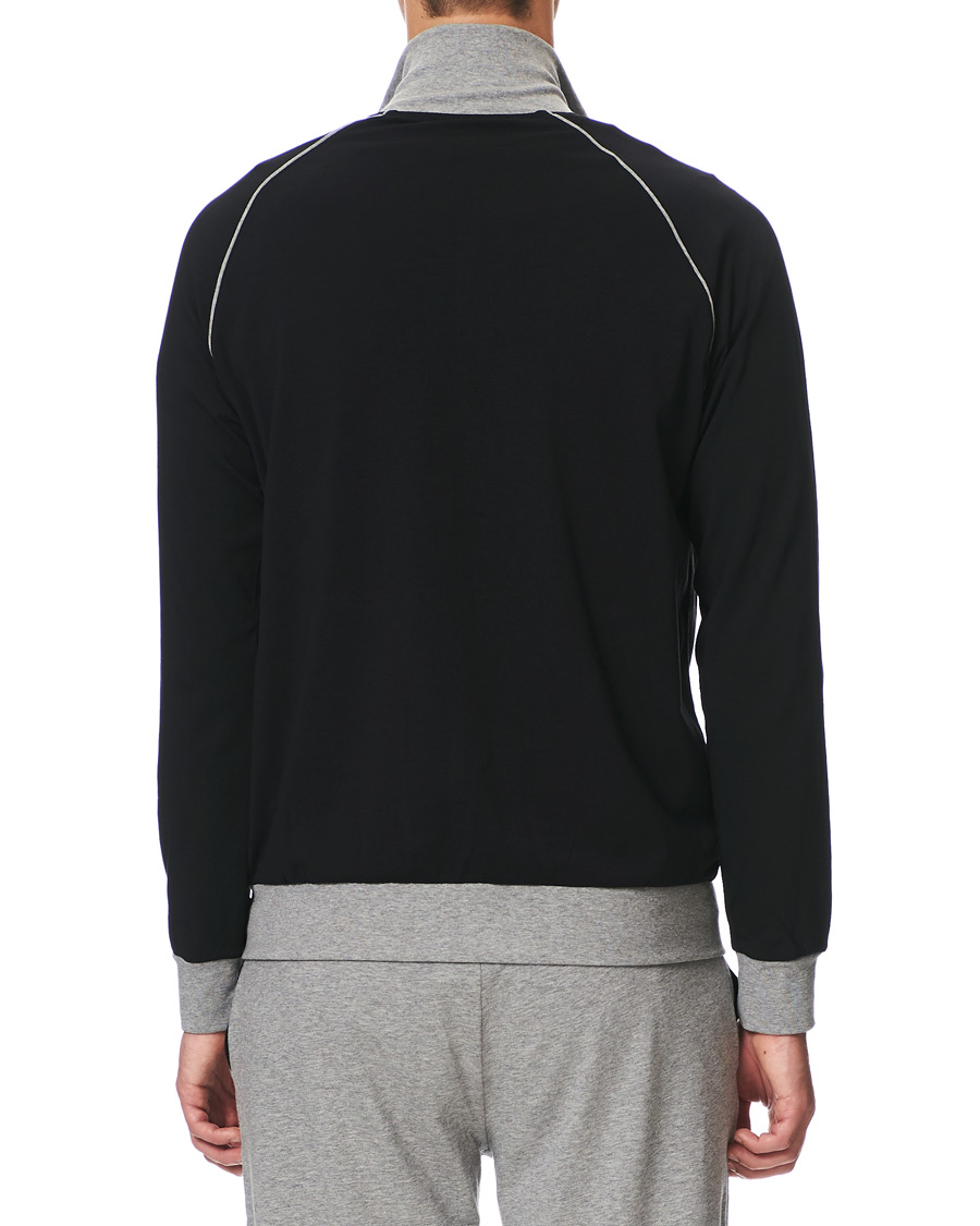 Homme | BOSS Loungewear Full-Zip Sweater Black | BOSS BLACK | BOSS Loungewear Full-Zip Sweater Black
