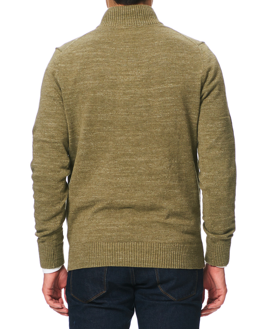 Homme | Pulls Et Tricots | Morris | Randall Cotton Half-Zip Sweater Olive