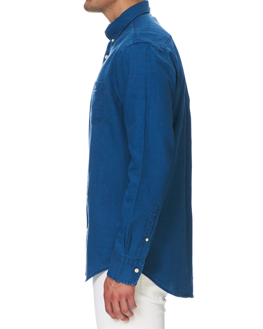 Homme | Chemises | GANT | Regular Fit Indigo Royal Oxford Shirt Blue