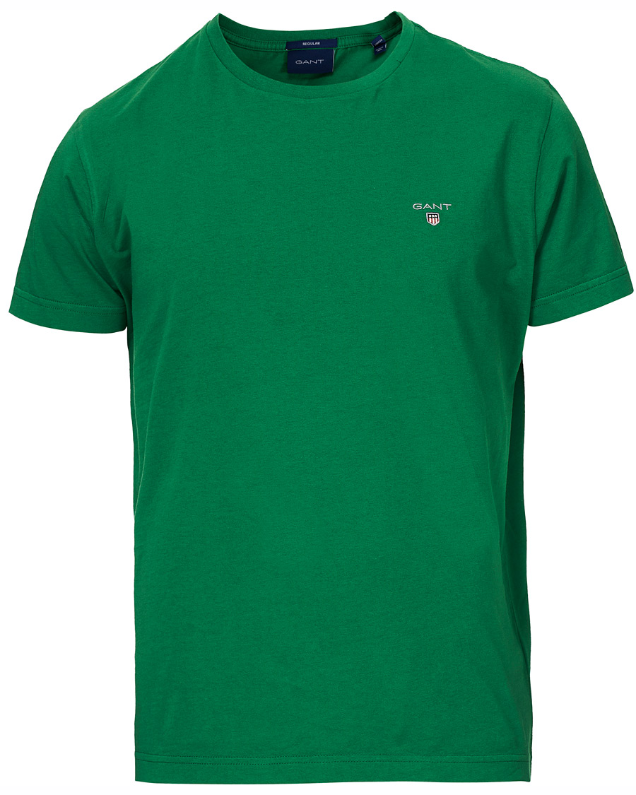 Homme | T-shirts | GANT | Original Crew Neck Tee Amazon Green