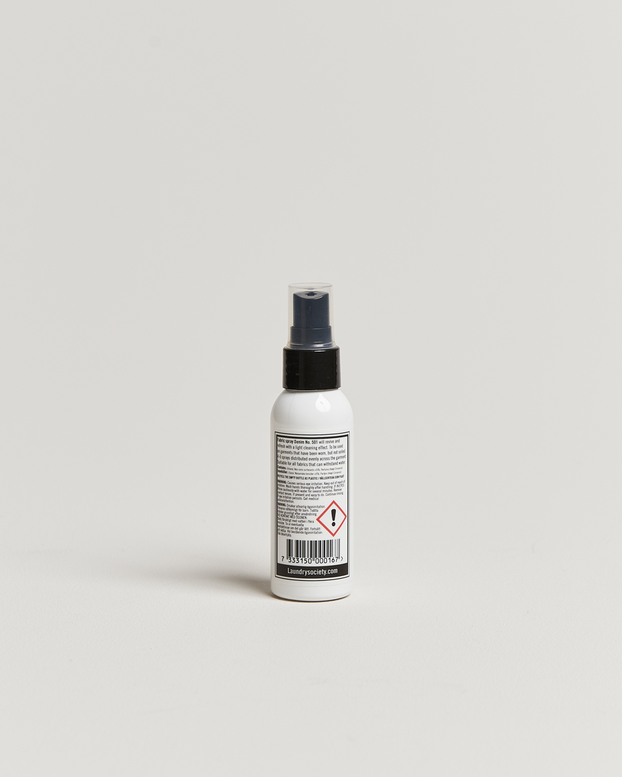 Homme | Care with Carl | Laundry Society | Travel Size Denim Wash Spray No 501 50ml