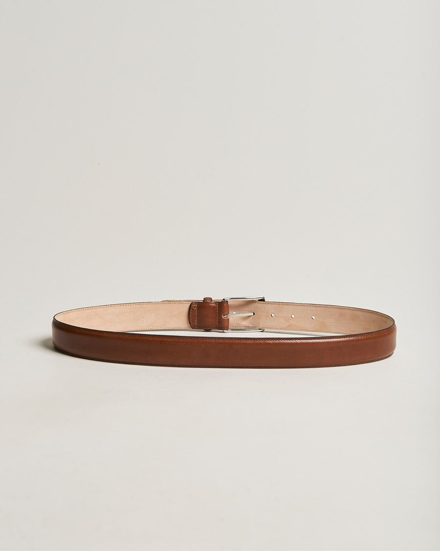 Homme |  | Loake 1880 | Henry Leather Belt 3,3 cm Mahogany