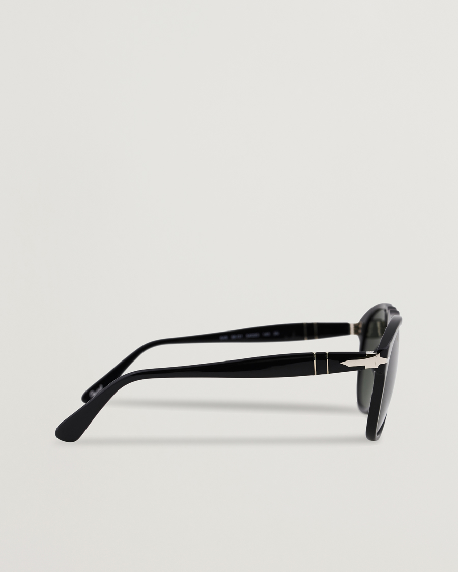 Homme | Lunettes De Soleil | Persol | 0PO0649 Sunglasses Black/Crystal Green