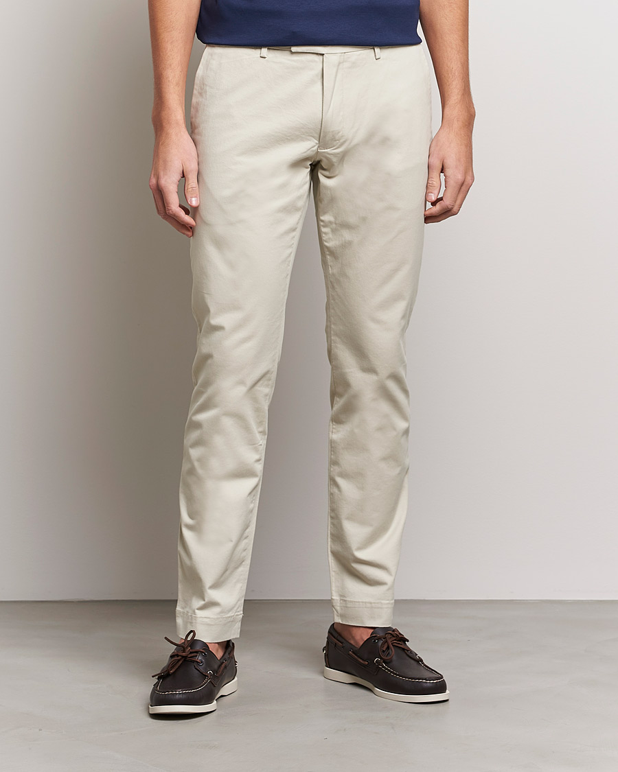 Homme | Pantalons | Polo Ralph Lauren | Slim Fit Stretch Chinos Beige