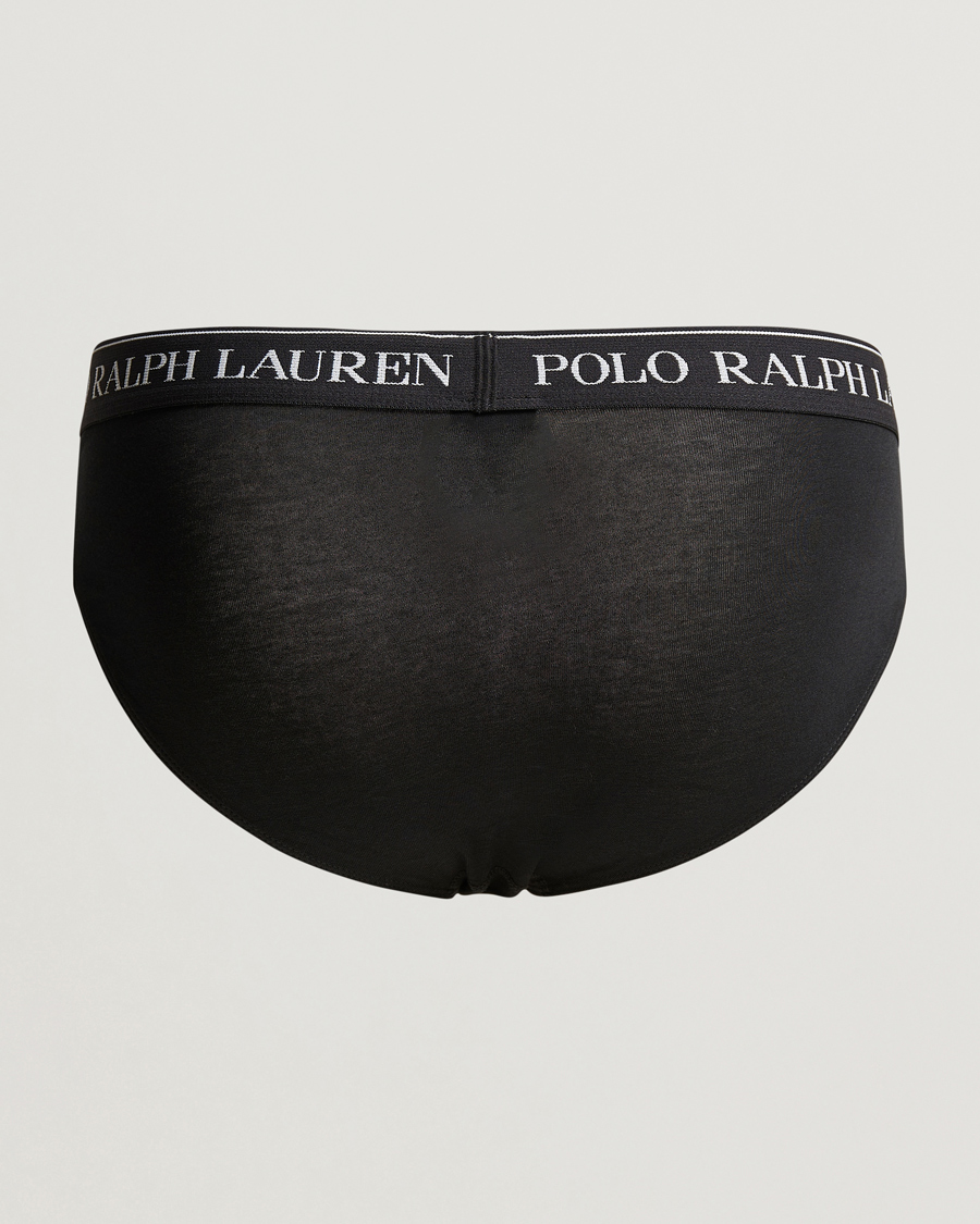 Homme | Wardrobe basics | Polo Ralph Lauren | 3-Pack Low Rise Brief Black