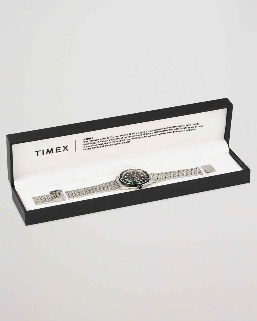 Homme | Timex Q Reissue 1979 Black/Green | Timex | Q Reissue 1979 Black/Green