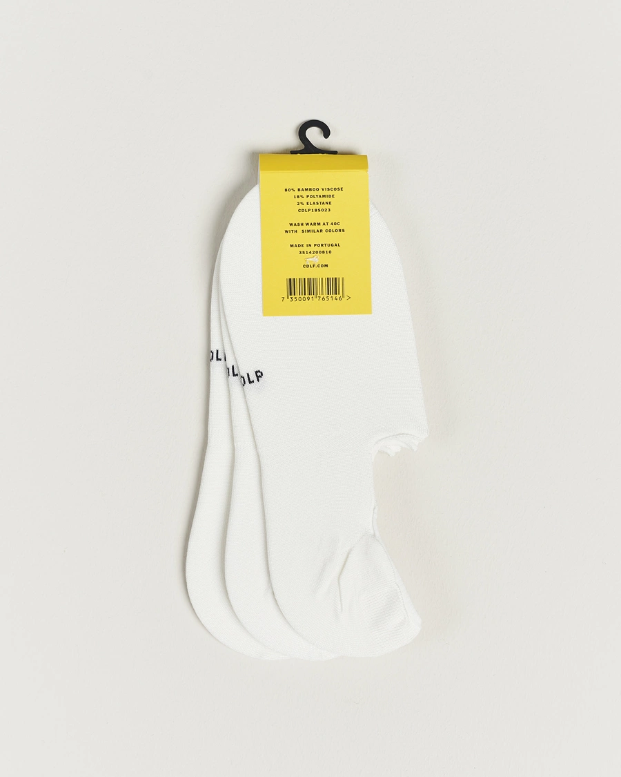 Homme | New Nordics | CDLP | 3-Pack No Show Socks White