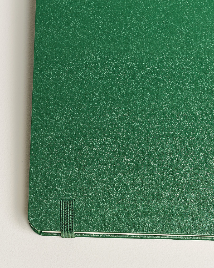 Homme | Moleskine Plain Hard Notebook Large Myrtle Green | Moleskine | Plain Hard Notebook Large Myrtle Green