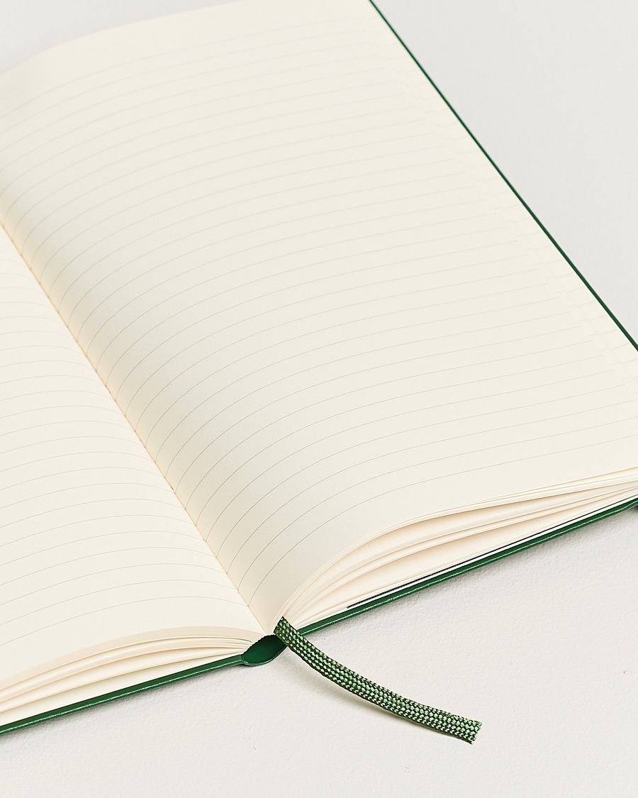 Homme |  | Moleskine | Ruled Hard Notebook Large Myrtle Green
