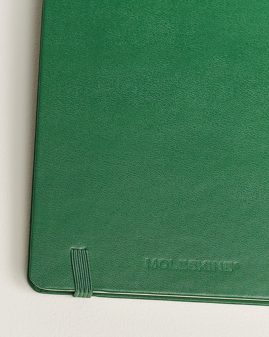 Homme | Moleskine Ruled Hard Notebook Large Myrtle Green | Moleskine | Ruled Hard Notebook Large Myrtle Green