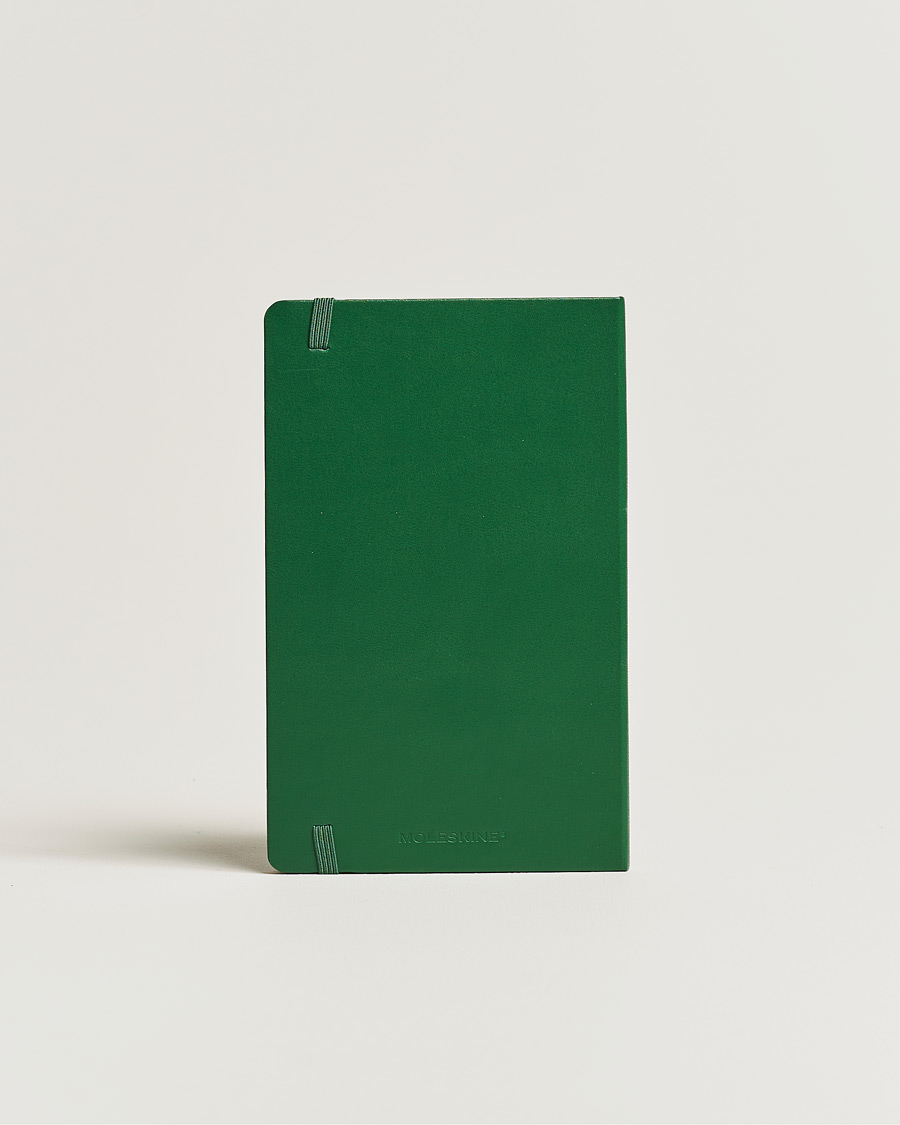 Homme | Moleskine Ruled Hard Notebook Large Myrtle Green | Moleskine | Ruled Hard Notebook Large Myrtle Green