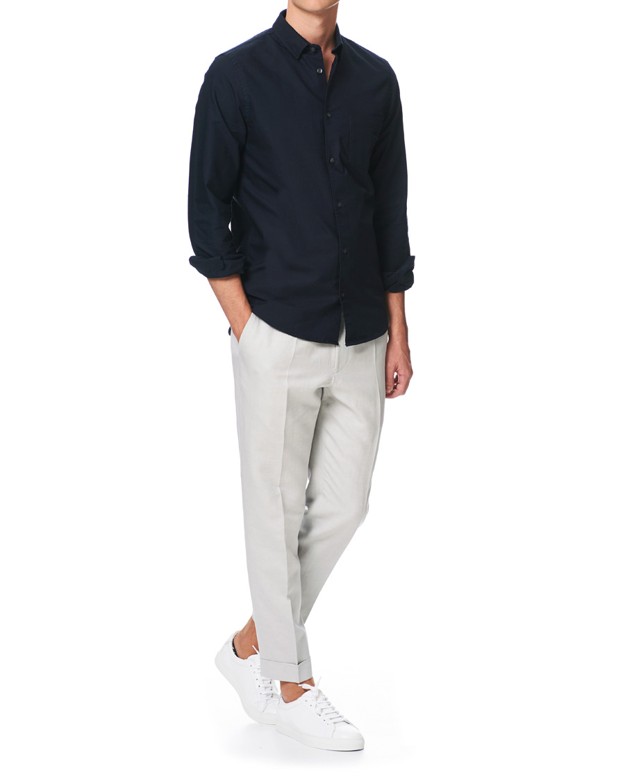 Homme | Chemises | Filippa K | Tim Oxford Shirt Dark Navy