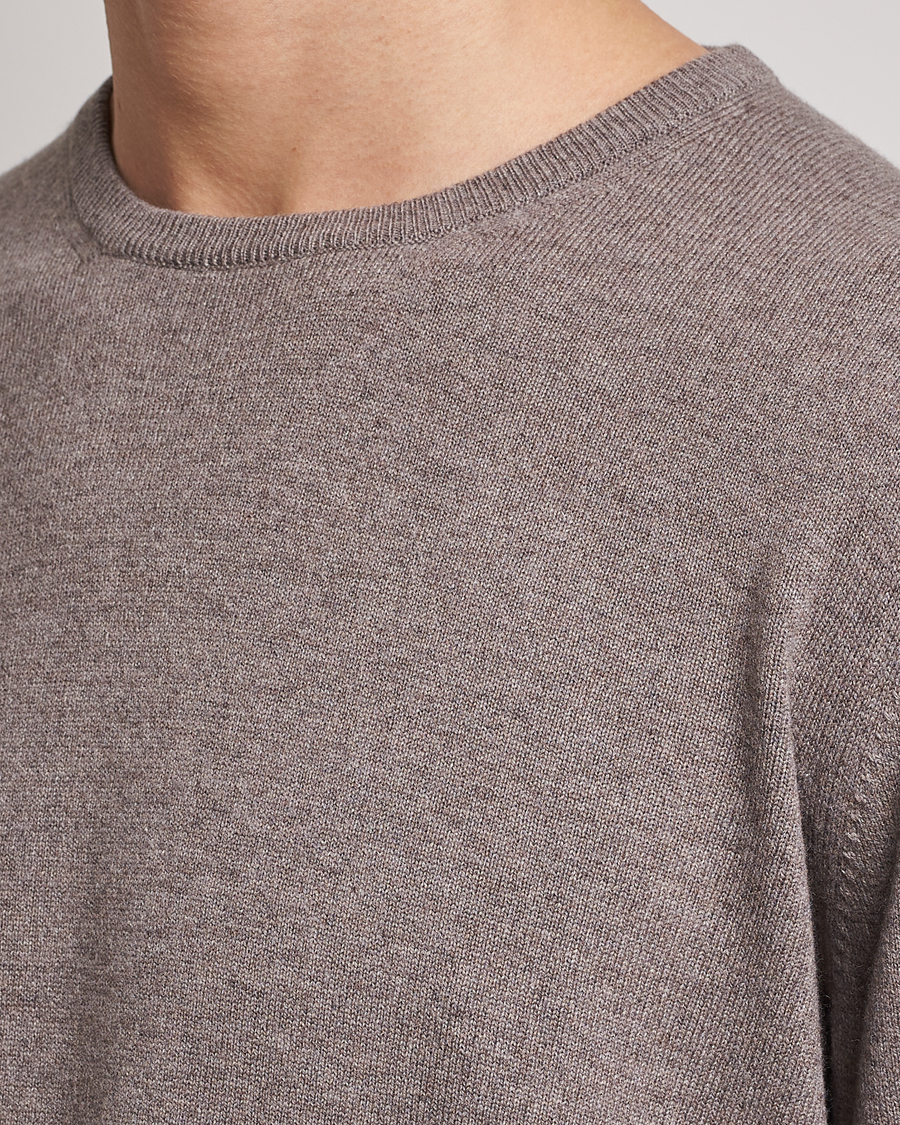 Homme | Pulls Et Tricots | Gran Sasso | Wool/Cashmere Crew Neck Mud Brown