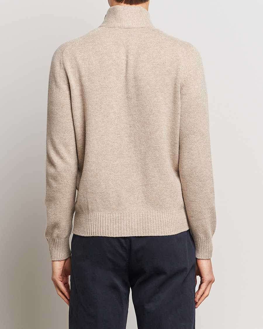 Homme | Pulls Et Tricots | Gran Sasso | Heavy Wool Cardigan Taupe Melange