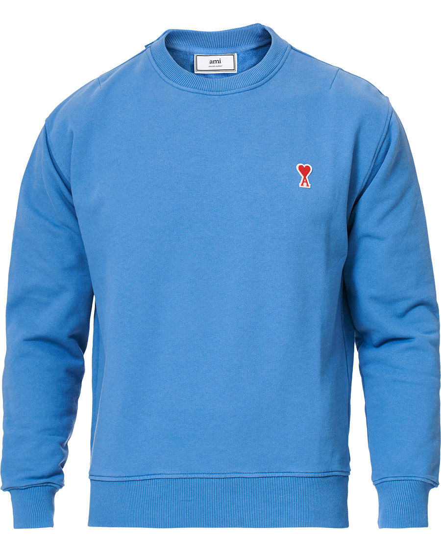 Homme | Pulls Et Tricots | AMI | Heart Logo Sweatshirt Blue