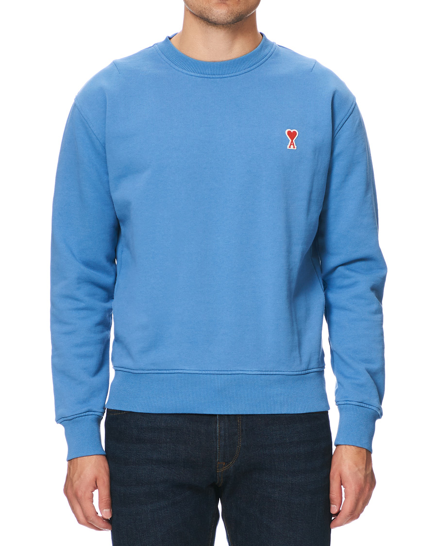 Homme | Pulls Et Tricots | AMI | Heart Logo Sweatshirt Blue