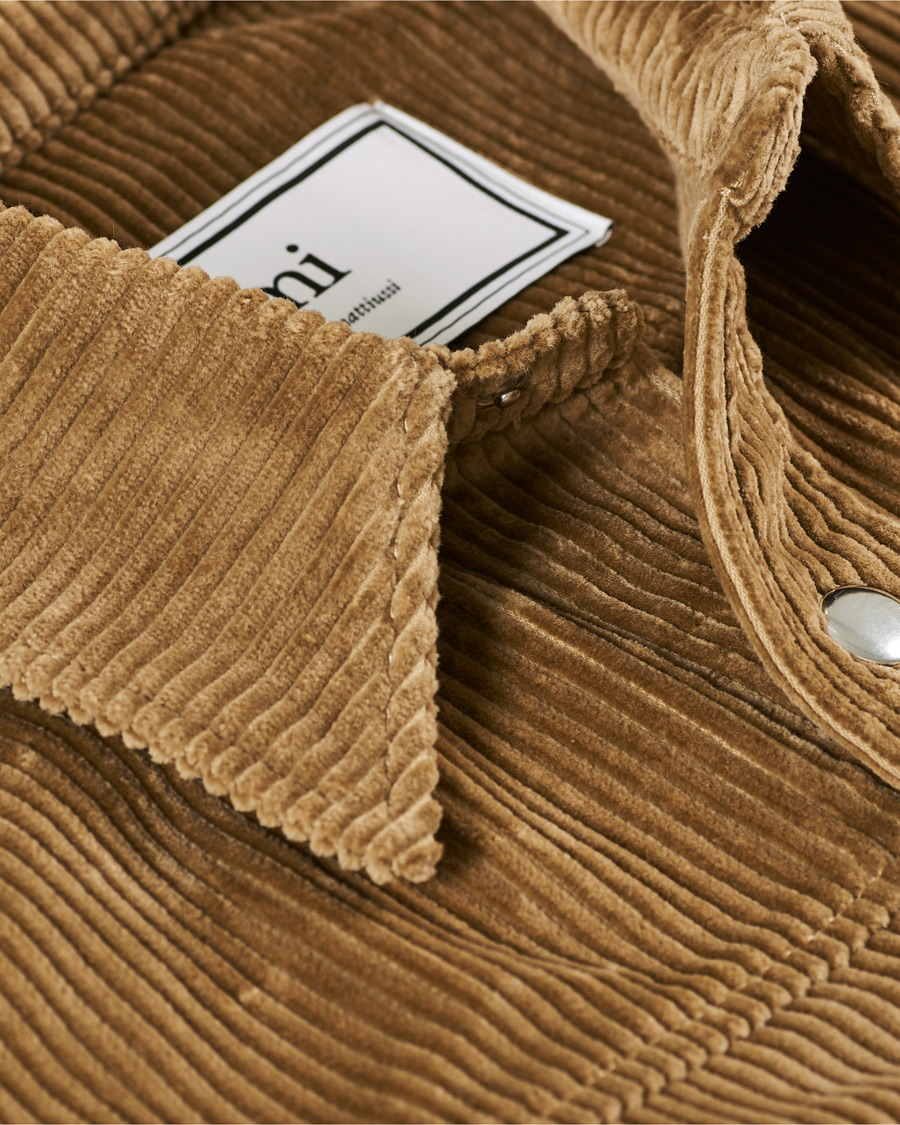 Homme | Manteaux Et Vestes | AMI | Corduroy Shirt Jacket Olive