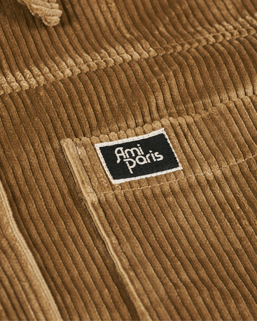 Homme | Manteaux Et Vestes | AMI | Corduroy Shirt Jacket Olive