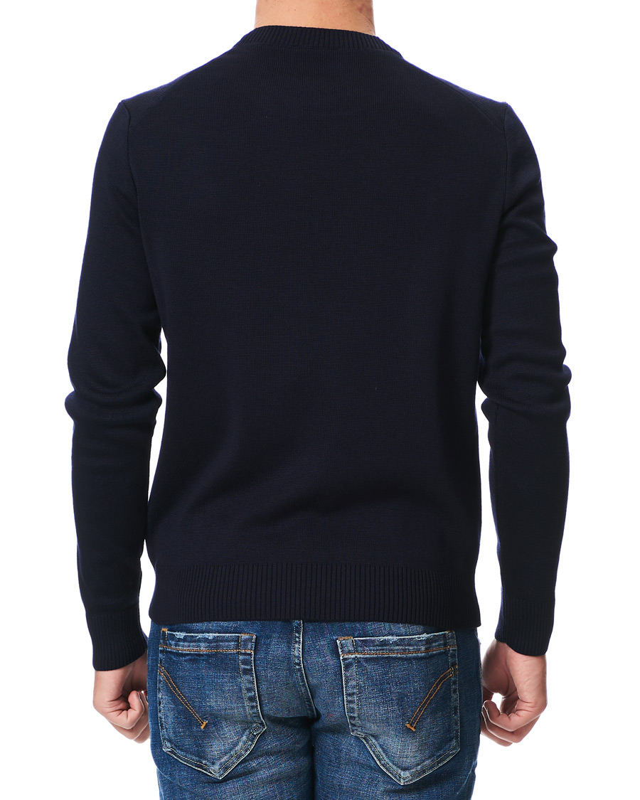 Homme | Pulls Et Tricots | AMI | Heart Logo Merino Sweater Navy